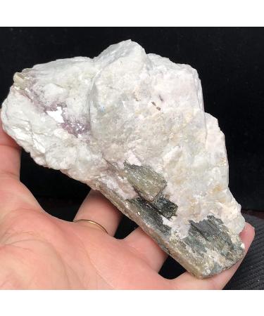 Natural Quartz Crystal Natural Black Tourmaline Crystal coarse Stone Specimen Block Artwork Home Office Decor JIZTGEDM - Buy Online on GoSupps.com