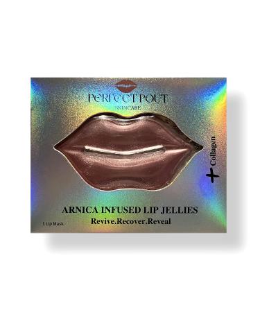 Perfect Pout Skincare Natural Arnica and Collagen Lip Jellies Lip Mask | Lip Care | Moisturizes & heals lips | reduces fine lines | lip filler recovery | arnica infused lip mask | anti-aging