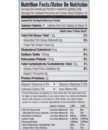 Original Premium Saltine Crackers 24 oz Family Size Pack - Buy Online on GoSupps.com