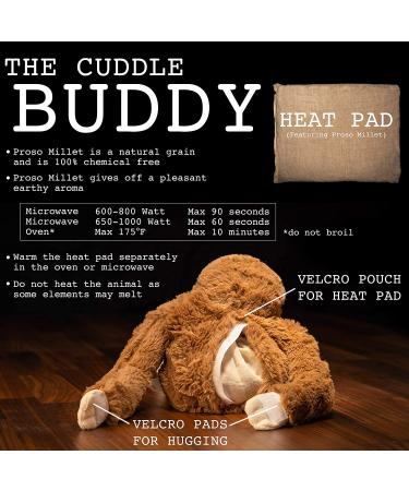 Heating Pad for Cramps - Weighted Sloth Stuffed Animal - Microwavable Pain Relief for Period Cramps - Giftable Sloth in Canvas Bag - Buy Online on GoSupps.com