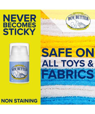 Boy Butter H2O Formula Water Based Lubricant Personal Lubricants for Privacy with Vitamin E and Shea Butter Non-Sticky Washable and Clear Non-Staining Lube Made in the USA 2oz H2O 59 ml (Pack of 1) - Buy Online on GoSupps.com
