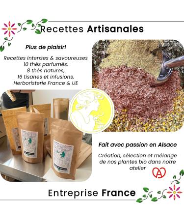 Ascenbio Vergers d'Et Rooibos Citron BIO PUR Tisane Rafraichissante Relaxation D tox 30 sachets mousselines Pr par et conditionn en France Emballage biod gradable - Buy Online on GoSupps.com