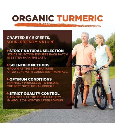 Organic Turmeric Powder with Black Pepper 1kg - High Absorption Curcumin Source - Buy Online on GoSupps.com