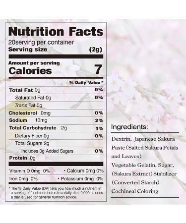 Sakura Cherry Blossom Powder - YAMASAN Japanese Drinks & Food, Spring Mix 1.4oz (40g) - Buy Online on GoSupps.com