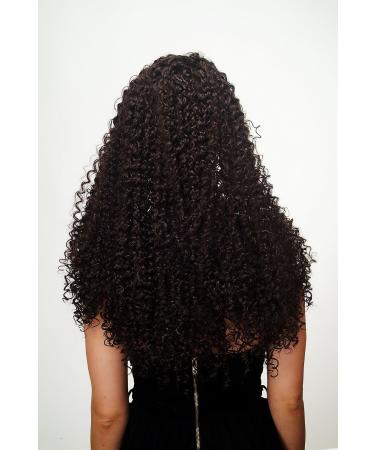 WIG ME UP - Long Dark Brown Caribbean Style Wig with Elaborate Kinks & Curls for Ladies | Latin BA-1-4 - Buy Online on GoSupps.com
