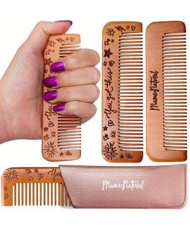 Mama Natural Birthing Comb For Labor Pain | Wooden Comb For Women - Labor Comb For Labor And Delivery Essentials | Wood Comb For Pregnancy Contraction  Labor Pain Relief & Labor Gifts For Women - Buy Online on GoSupps.com