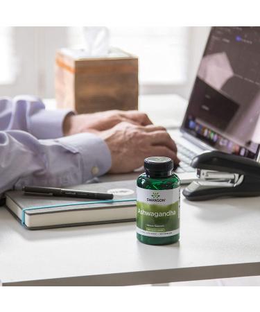 Swanson Ashwagandha 450 mg - 100 Capsules | Natural Stress Relief & Energy Boost - Buy Online on GoSupps.com