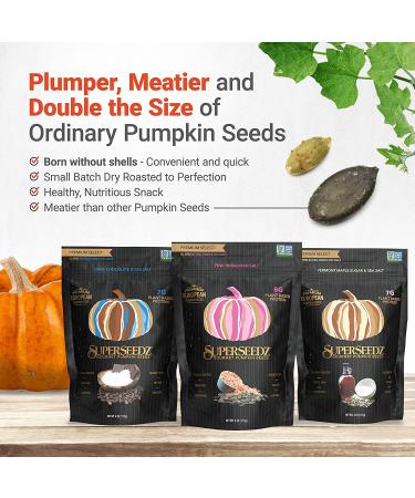 Premium Select Line by SuperSeedz | Pumpkin Seeds with Vermont Maple Sugar & Sea Salt | Vegan, Keto, Whole 30 | 8g Plant Based Protein | Nut & Gluten Free Snack | Made in USA | 4oz (Pack of 6) - Buy Online on GoSupps.com