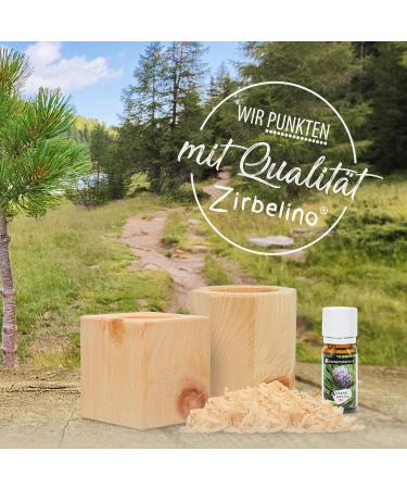 Zirben8eck Set - 10ml Organic Pine Oil & 10g Pine Shavings | Eco-Friendly Alternative to Pine Cube Set - Buy Online on GoSupps.com