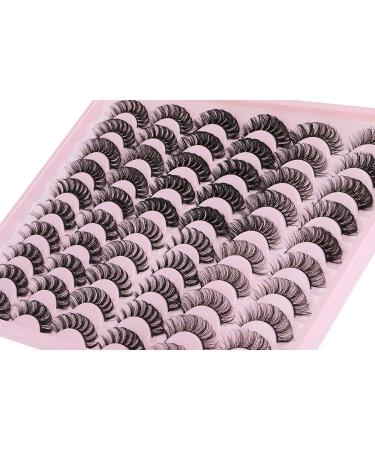 Ruairie D Curl Russian False Eyelashes Wholesale - 30 Pairs, 6 Styles | Natural Fluffy Fake Lashes for Volume and Curly Look - Buy Online on GoSupps.com