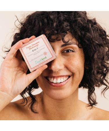 Duschkind Naturkosmetik Granade Solid Shampoo Shower Gel Conditioner and Shaving Cream Vegan Formula 56 g for Dry Hair Recyclable Packaging - Buy Online on GoSupps.com