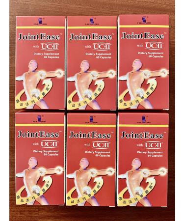 Vigorsource 6 Bottles Joint Ease with Uc-ii Tm 60 Caps Far Long Pharmaceutical by FarLong Pharmaceutical