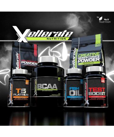 Xellerate Nutrition Creatine Monohydrate Powder 1kg - 200 Servings Sports Vegan - Made in UK, Pure & Unflavoured - Buy Online on GoSupps.com