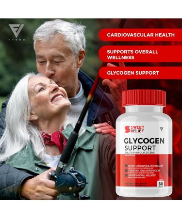 (2 Pack) Sweet Relief Glycogen Capsules Sweet Relief Glycogen Health and Wellness Multivitamin Support Supplement Sweet Relief Advanced Maximum Strength Blood Sugar Cleanse Relief (120 Capsules) - Buy Online on GoSupps.com