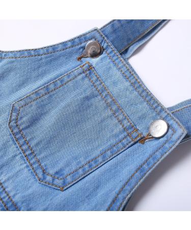 KIDSCOOL SPACE Baby Jean Overalls Toddler Denim Shortall 18-24 Months Blue - Buy Online on GoSupps.com