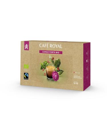 Caf Royal Lungo Forte Bio 50 Nespresso Pro compatible capsules. 30 g Lungo Forte Bio Pro 50 Caps - Buy Online on GoSupps.com