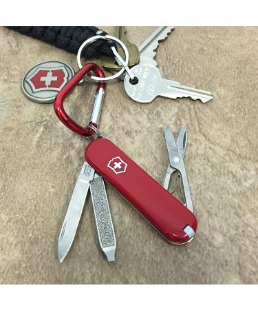 Victorinox Classic SD Red 7-Function Pocket Knife - Compact & Versatile - Buy Online on GoSupps.com