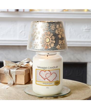 Yankee Candle Snow In Love - Large Scented Candle in Glass | Long Lasting 150-Hour Burn Time - Buy Online on GoSupps.com