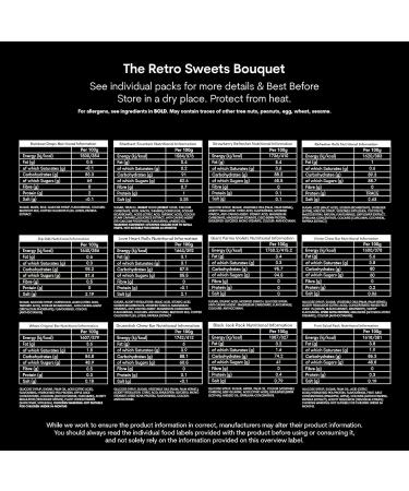 The Retro Sweets Bouquet With Dip Dab Black Jack Fruit Salad & More - Happy Birthday - Buy Online on GoSupps.com