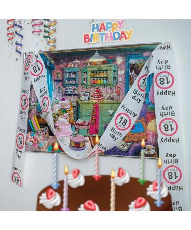 Happy 18 & Sexy AF Birthday Klopapier - Funny Toilet Paper 2-Pack for 18th Birthday Decoration & Gift Packaging - Buy Online on GoSupps.com