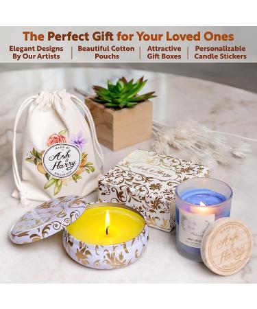 ASH & HARRY Premium Candle Making Kit - Complete DIY Starter Set with Soy Wax, Designer Jars, and 10 Fragrances - Candle Maker Dyes included - Buy Online on GoSupps.com