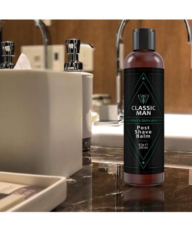 Post Shave Balm 8oz | Soothing & Hydrating | Perfect for All Skin Types | Fast International Shipping - Buy Online on GoSupps.com