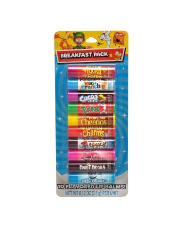 General Mills Cereal Flavored Breakfast Pack 10 ct Lip Balms