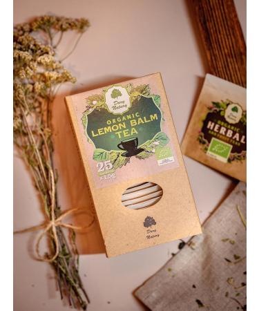  Dary Natury MELISA TEA (MELISA FOILLE) ORGANIC (25 x 1.5 g) - DARY NATURY - Buy Online on GoSupps.com