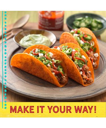 Old El Paso Stand 'N Stuff Bold Nacho Cheese Flavored Taco Shells 10ct, Pack of 6 - Buy Online on GoSupps.com