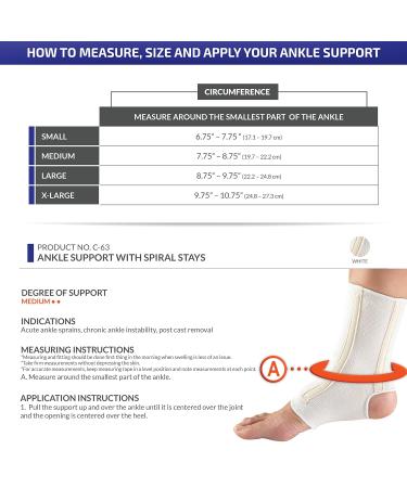 Champion Ankle Brace - Open Heel Flexible Stays Knit Elastic | X-Large - International Shipping - Buy Online on GoSupps.com