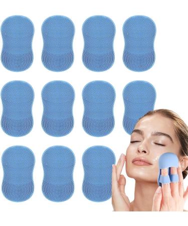 Face Scrubber Brush Deep Cleaning Face Scrubbing Silicone Brush - Soft Bristles Ergonomic Grip Everyday Face Scrubber for Dormitory Bathroom Blue - Buy Online on GoSupps.com