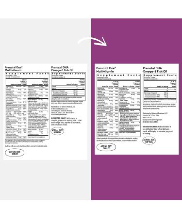 Rainbow Light Prenatal Daily Duo - Prenatal Multivitamin & DHA Softgels, 30 Tablets + 30 Softgels, 2-Pack - Buy Online on GoSupps.com