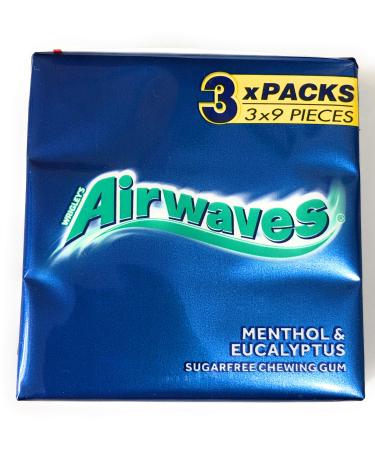 Airwaves Chewing gums Menthol and Eucalyptus 37 g
