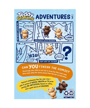 Teddy Grahams Honey Graham Snacks - 10 oz Boxes (Pack of 6) | HONEY Flavor - Buy Online on GoSupps.com