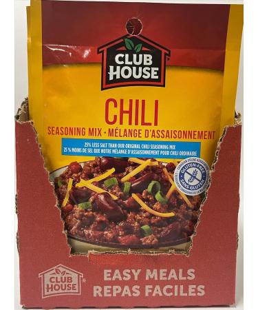 Club House Dry Sauce/Seasoning/Marinade Mix Chili Less Salt 35g Case Pack 12 Count - Buy Online on GoSupps.com
