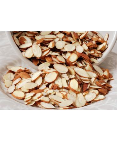 Yupik Organic Sliced European Almonds With Skins 450 g Unblanched Gluten-Free Kosher Raw Good Source Of Protein Fiber Iron & Calcium Low In Carb 0.45 kg (Pack of 1) - Buy Online on GoSupps.com