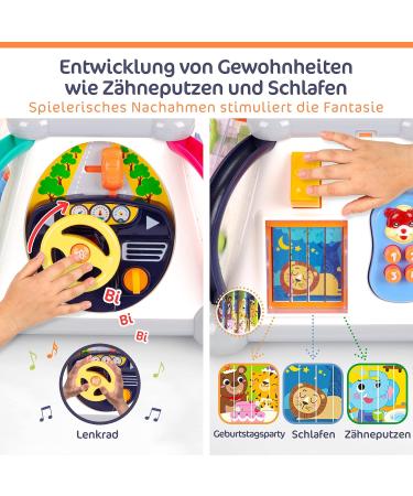 Interactive Motor Cubes for Toddlers | Educational Baby Toy & Activity Center - 20 Games | KP3707 - Buy Online on GoSupps.com