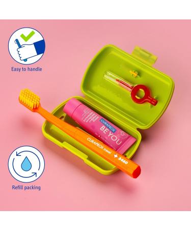 Curaprox Travel Set - CS 5460 Toothbrush Be You Toothpaste & CPS Prime Interdental Brushes | 6 Colors & Flavors | Shop Internationally - Buy Online on GoSupps.com