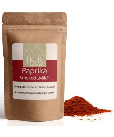 JKR Spices 250g Smoked Paprika Mild |Fine smoked paprika powder mild |Noble sweet paprika smoking |Paprika powder smokes in the recoverable Dypack 250.0 gram - Buy Online on GoSupps.com