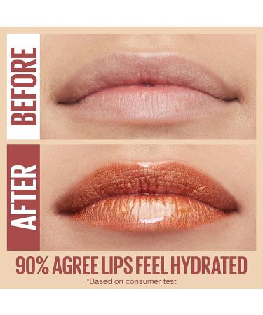 Maybelline Lifter Gloss Hydrating Lip Gloss with Hyaluronic Acid - Gold Warm Neutral - 0.18 oz - Buy Online on GoSupps.com