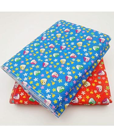 JT PET Guinea Pig Cage Liner Set of 2 (47 x 24) - Washable Fleece Cage Liners for Hamsters, Dogs, and More - Buy Online on GoSupps.com