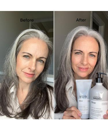 L'Oreal Professionnel Purple Conditioner - Neutralize Brassiness for White, Silver & Blonde Hair | 6.8 Fl Oz - Buy Online on GoSupps.com