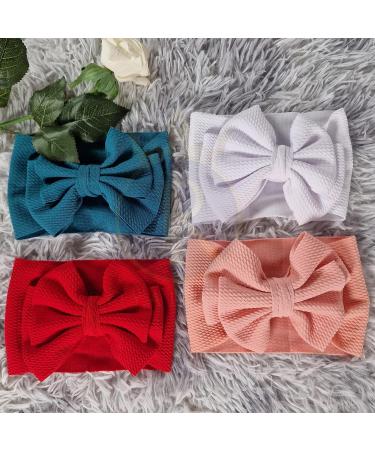 ROYAL ICON Baby Headbands for Girls - Soft & Comfortable Baby Bows (Pattern 9) - Buy Online on GoSupps.com