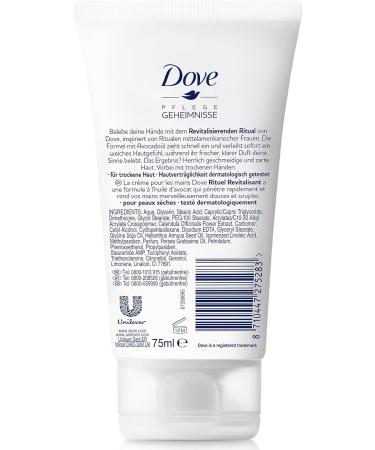 Dove Care Secrets Revitalizing Hand Cream with Avocado Oil 75ml - Buy Online on GoSupps.com