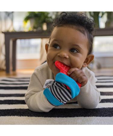 Buy Baby Einstein 12486 Chilly Mitt Teething Glove with 2 Cooling Rings - BPA-Free Multi-Coloured Textured Relief for Infants | International Shipping Available - Buy Online on GoSupps.com