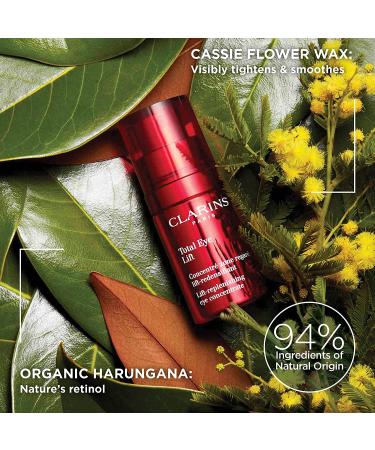 Clarins Total Eye Lift | Award-Winning | Anti-Aging Eye Cream | Targets Wrinkles  Crow's Feet  Dark Circles  and Puffiness For a Visible Eye Lift in 60 Seconds Flat*| Ingredients Of 94% Natural Origin Total Eye Lift  0.5 Oz - Buy Online on GoSupps.com