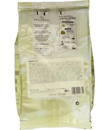 Callebaut White Chocolate Callets 2.5 kg - Premium Quality for Baking and Cooking - Buy Online on GoSupps.com