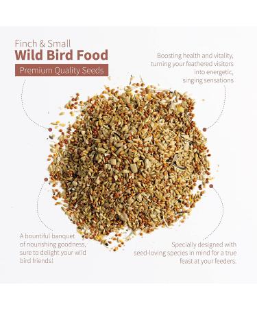 Schoen Farms Finch and Small Wild Bird Seed Food Mix (10 LBS) 1 count (Pack of 1) - Buy Online on GoSupps.com