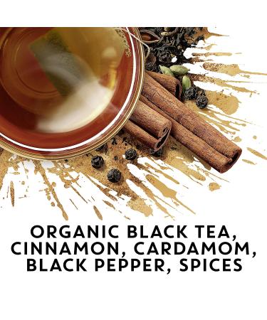 TAZO Black Chai Tea Bags - Classic 20 Count (Pack of 6) - Buy Online on GoSupps.com